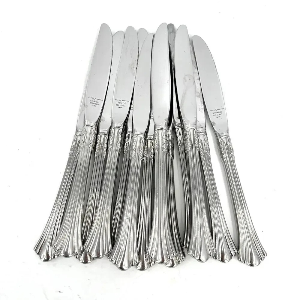 Reed & Barton Japan 18/8 stainless Steel 1800 flatware set